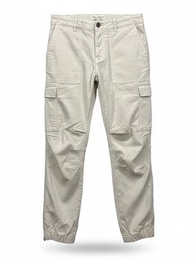 Nili Lotan Off-White Cargo Ankle Pants